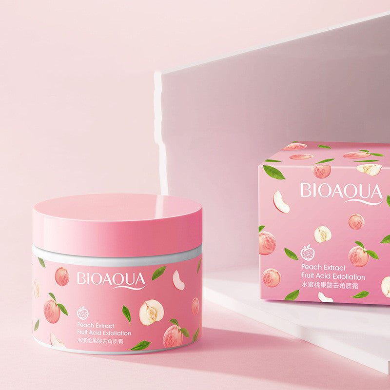 🌿 BIOAQUA – Crème Exfoliante à la Pêche