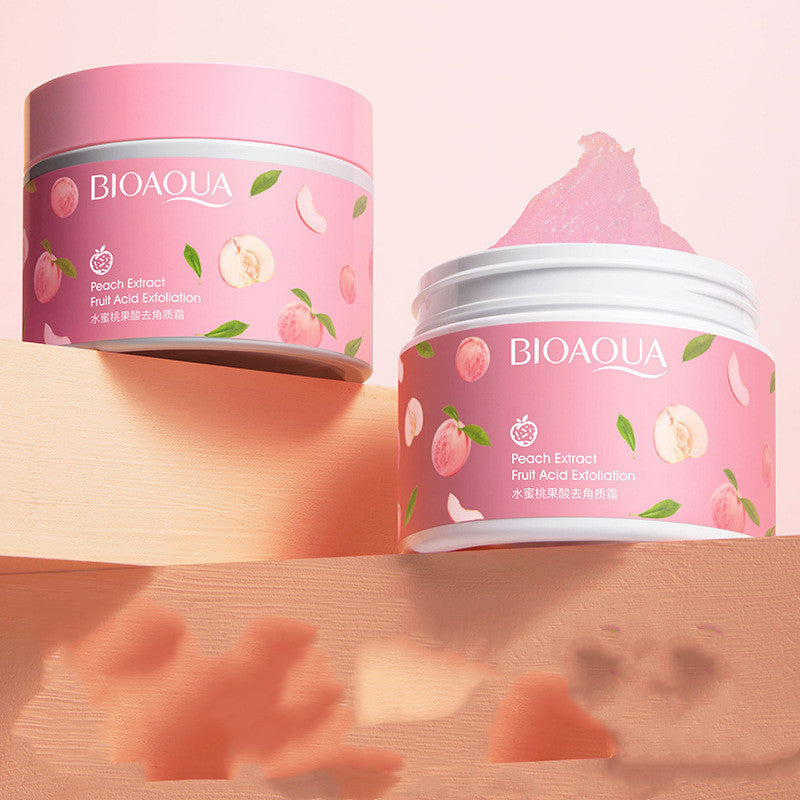🌿 BIOAQUA – Crème Exfoliante à la Pêche