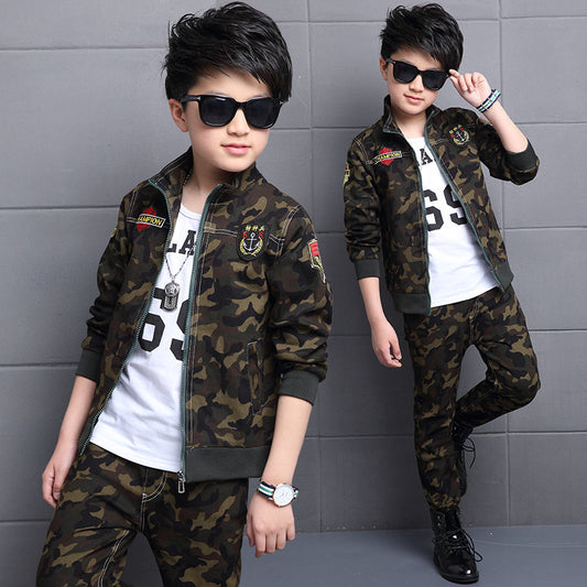 Ensemble Enfant Camouflage Militaire