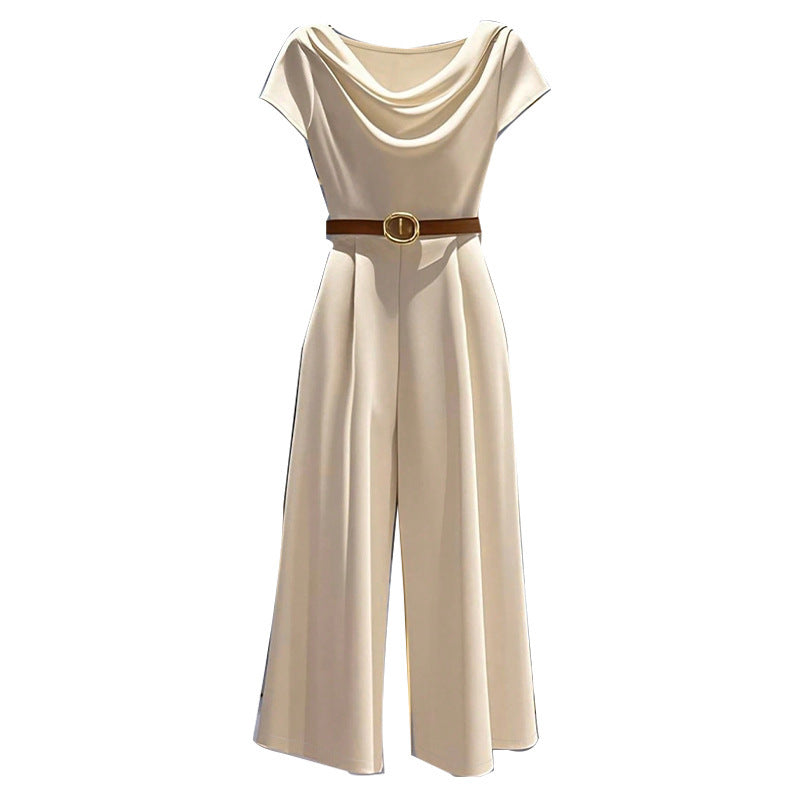🖤 Sirelia – Combinaison Satin Élégante Femme