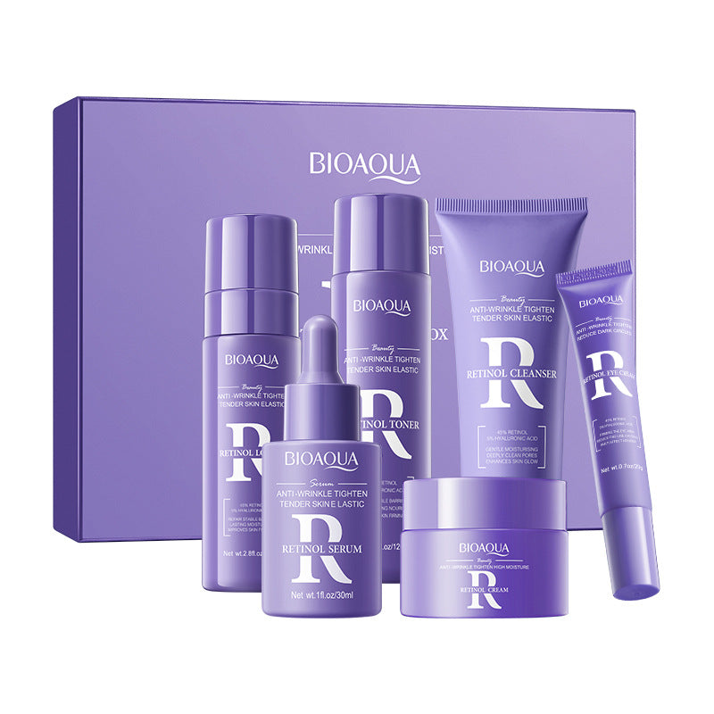BIOAQUA Kit Rétinol Anti-Rides - 6 Soins Visage