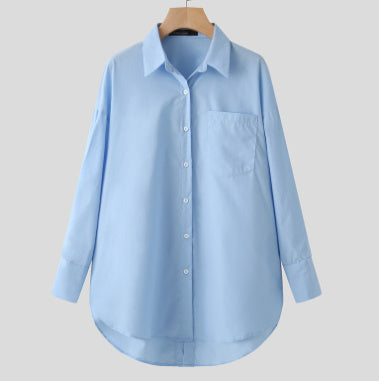 Naliya Élégance 🤍 Chemise Blanche Asymétrique