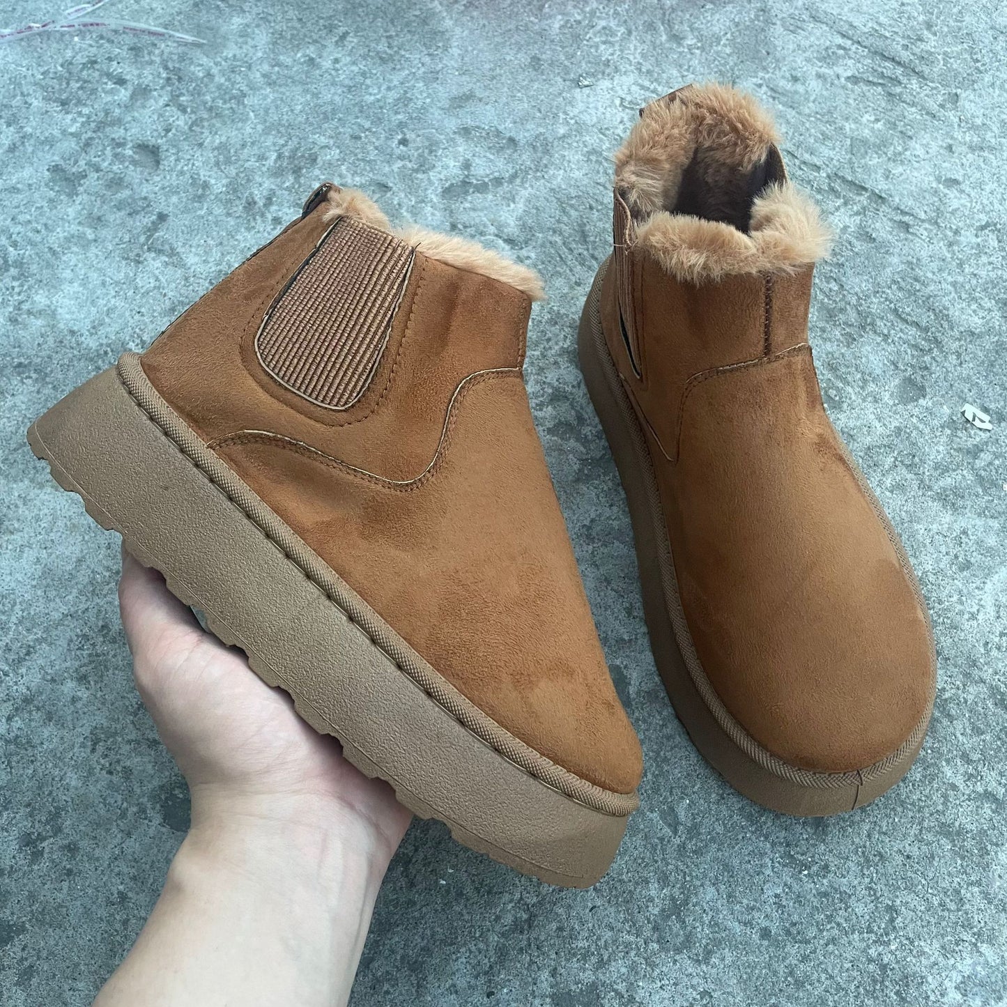 Nayé – Bottines d’Hiver Chaudes et Confort Épais