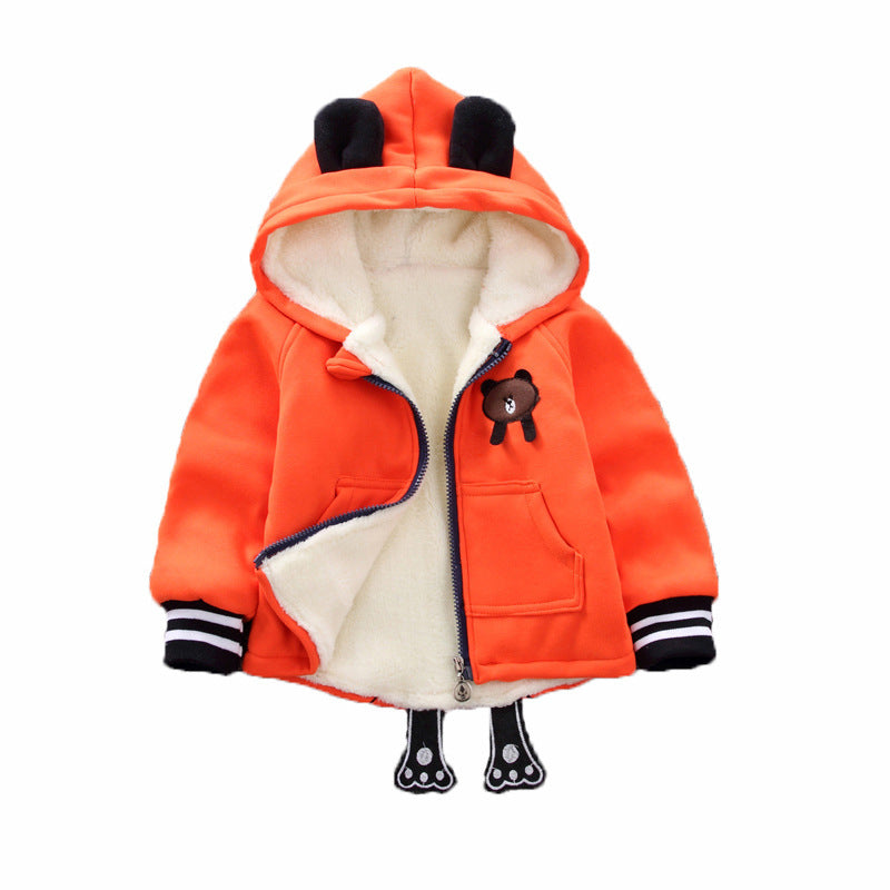 🦁 Luma – Veste Douillette Enfant Automne/Hiver