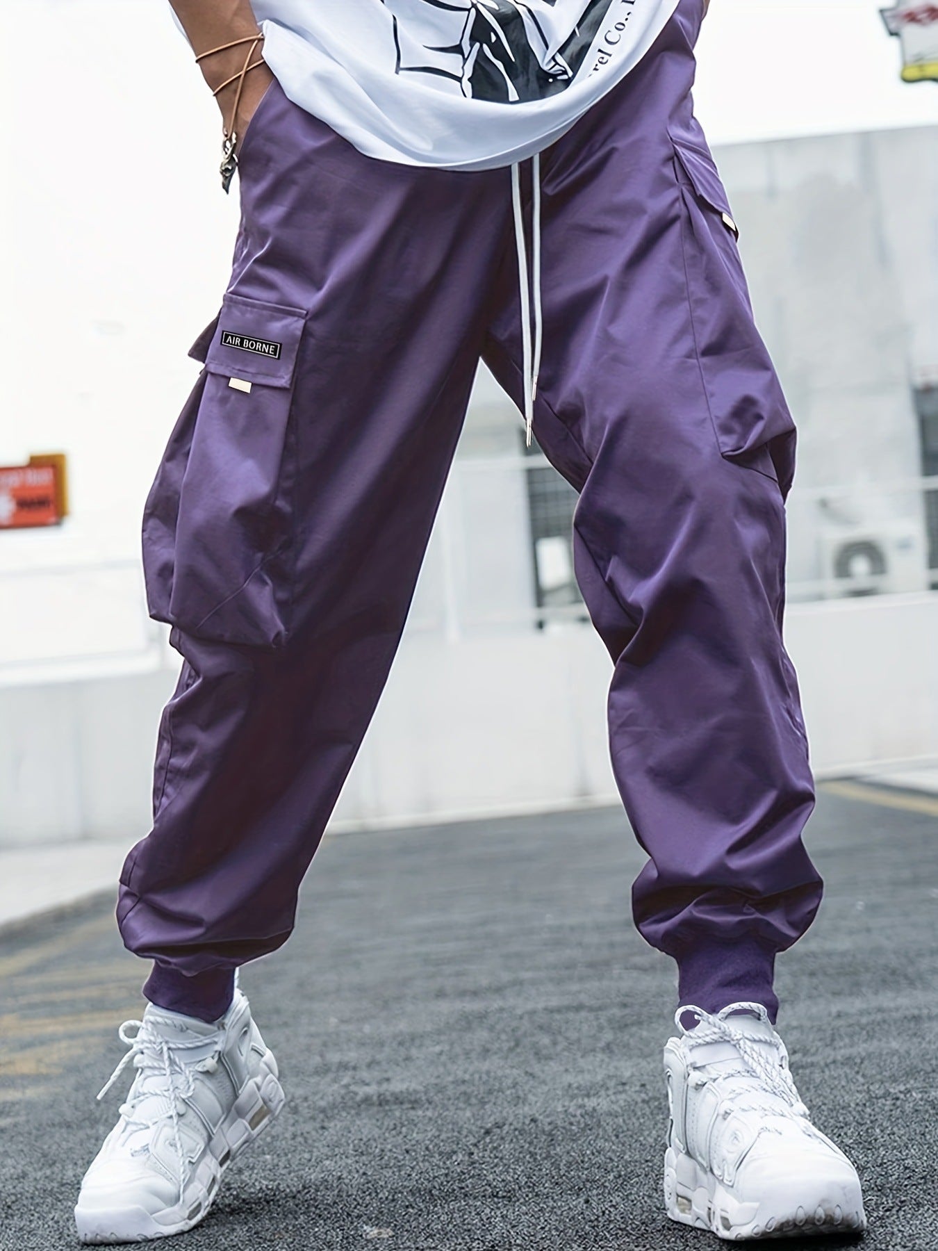 🔥 Kaolan – Pantalon Cargo Multi-Poches Homme Streetwear