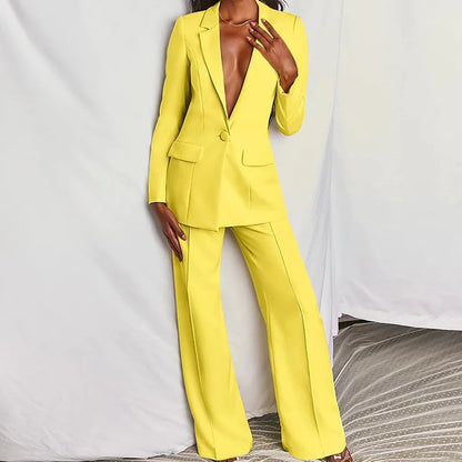 💖 Taliya – Ensemble blazer et pantalon chic pour femmes