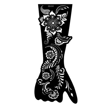 ✨ Tattoo Éphémère Aïssata – Géométrie Mystique