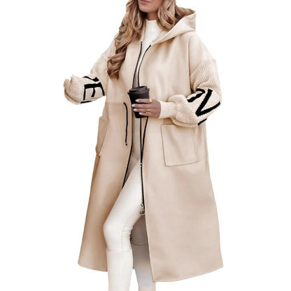 Maria – Manteau trench à capuche avec cordon 🧥🍂❄️