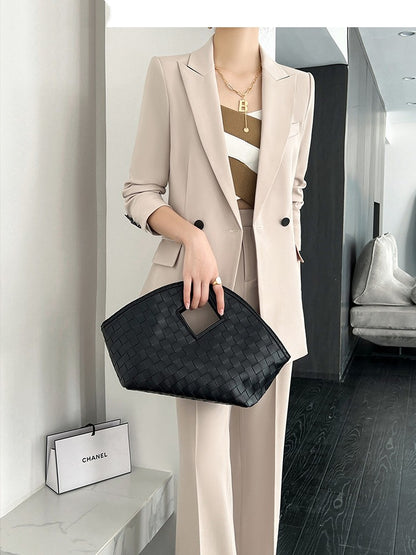 Ensemble Tailleur Pantalon Haut De Gamme Femme