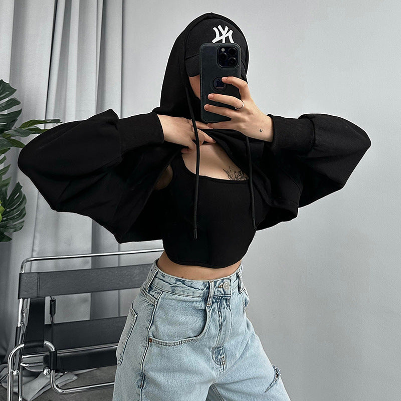Yelina – Hoodie Épais à Cordons Femme