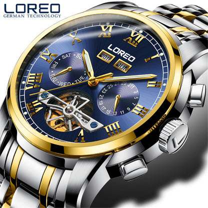 Montre LOREO Mécanique Saphir Plongée