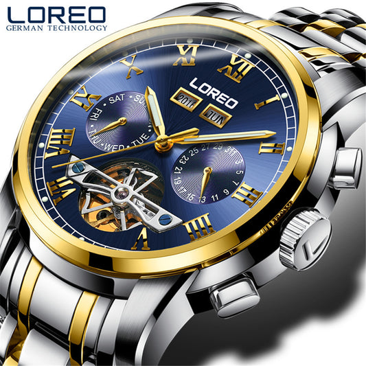Montre LOREO Mécanique Saphir Plongée