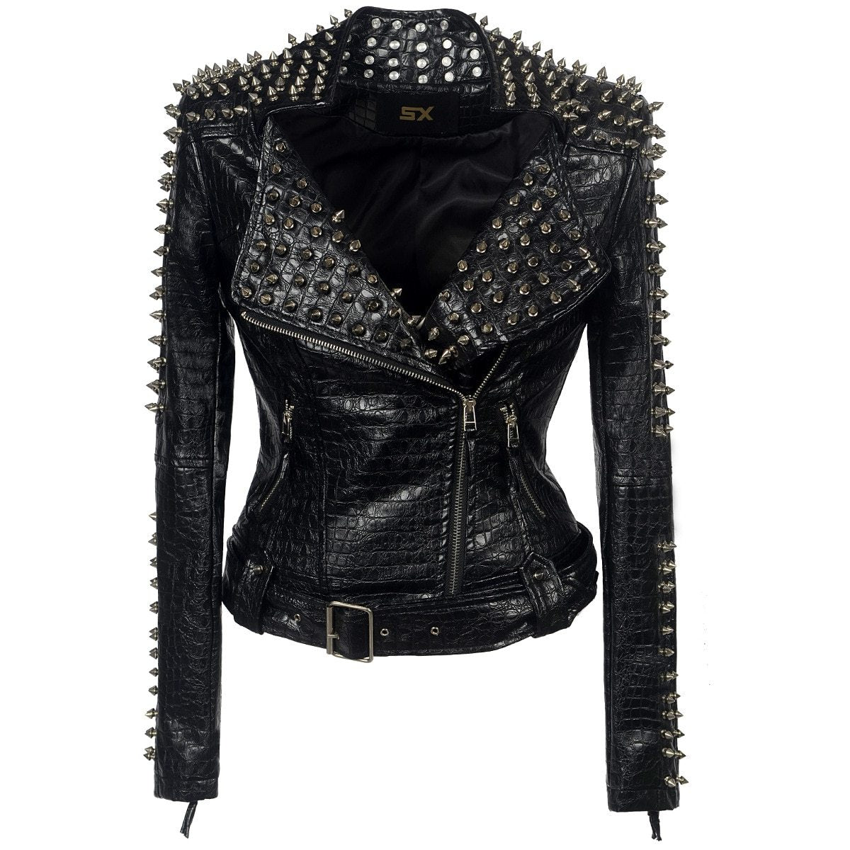 SX Zerina – Veste Motard Courte Rivetée