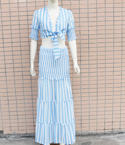 StripeFlair  Ensemble Sexy Deux Pièces