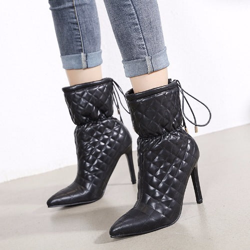 Sidney – Bottines Sexy à Talons Aiguilles Ultra-Hauts