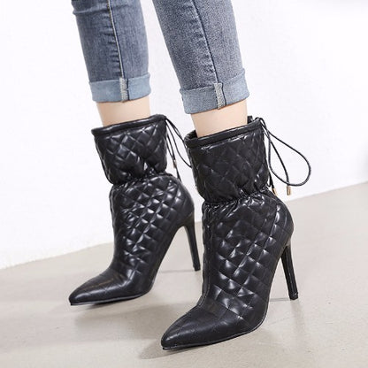 Sidney – Bottines Sexy à Talons Aiguilles Ultra-Hauts