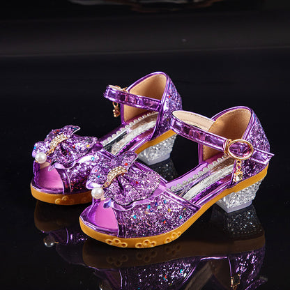 Korean Style All-match Crystal High Heels