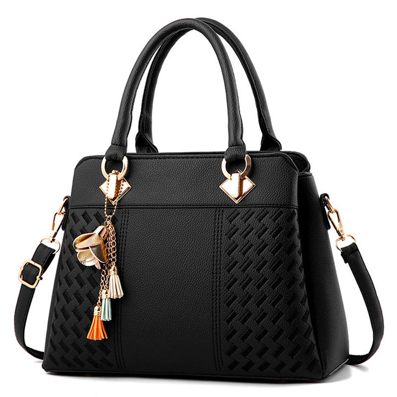Sac À Main Bandoulière Grande Capacité Broderie Femme