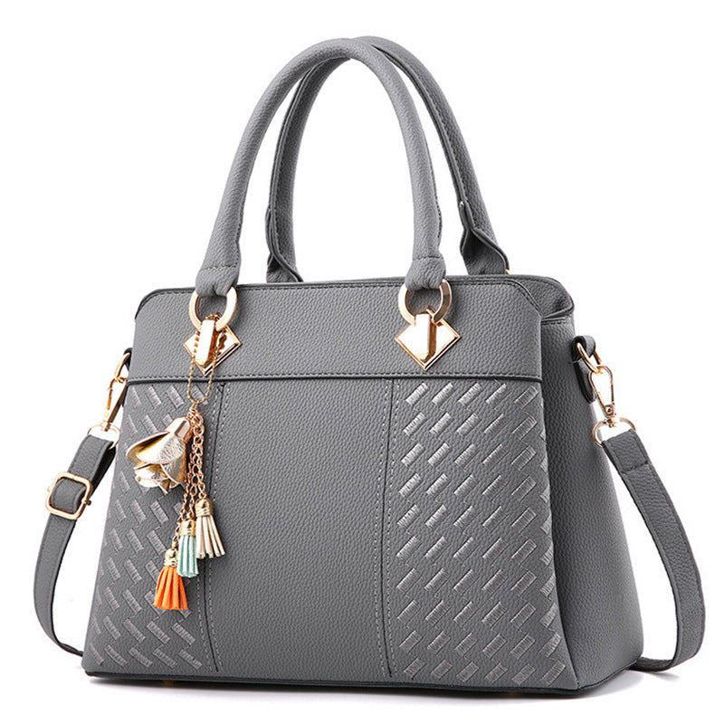 Sac À Main Bandoulière Grande Capacité Broderie Femme