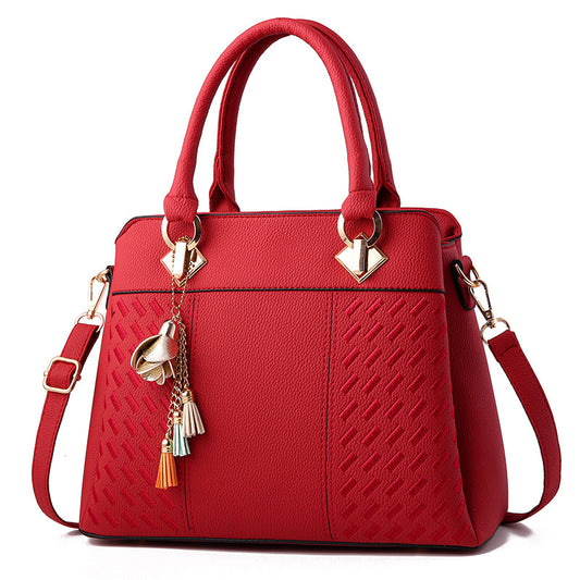 Sac À Main Bandoulière Grande Capacité Broderie Femme