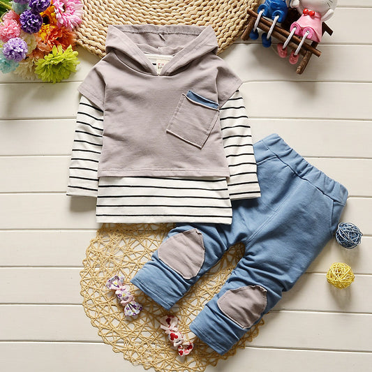 Children's Spring And Autumn Hooded Sweater