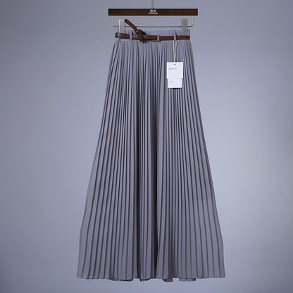 Néné 💃 Jupe Midi Plissée en Chiffon