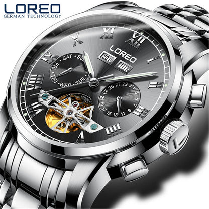 Montre LOREO Mécanique Saphir Plongée