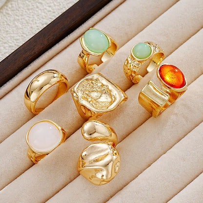 Irregular Polished Open-style Fashion Ring