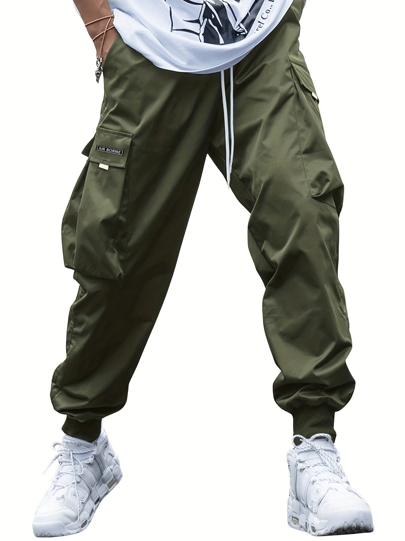 🔥 Kaolan – Pantalon Cargo Multi-Poches Homme Streetwear
