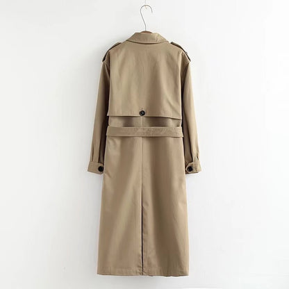 Avri – Trench Long Double-Boutonnage Élégance Parisienne