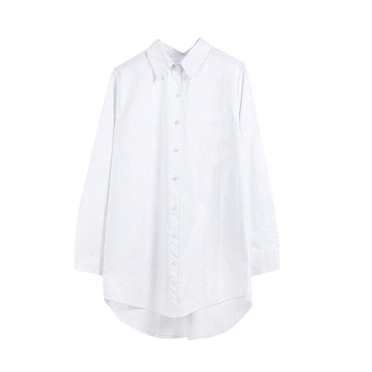 🌸 Salina Chemise Mi-Longue Blanche 🌸