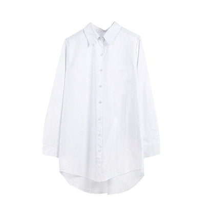 🌸 Salina Chemise Mi-Longue Blanche 🌸