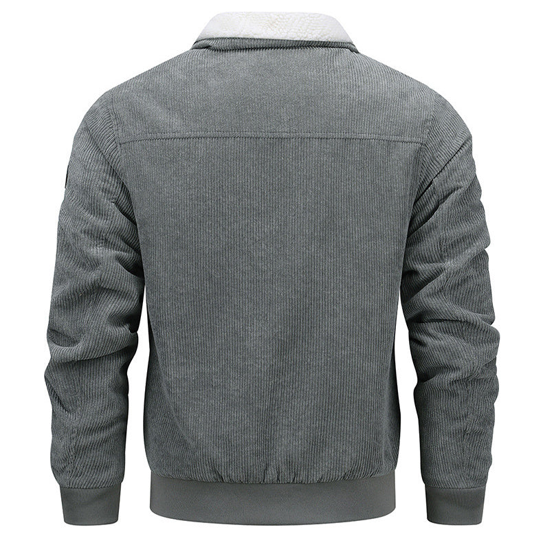 Taye – Veste Hiver Épaissie en Coton à Col Revers