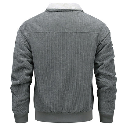 Taye – Veste Hiver Épaissie en Coton à Col Revers