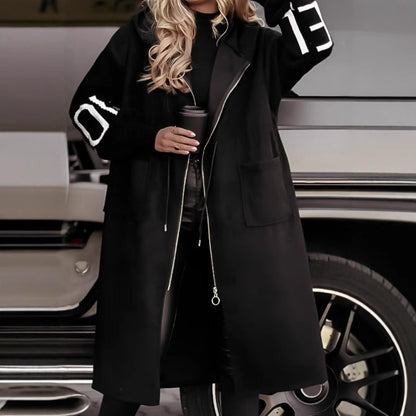 Maria – Manteau trench à capuche avec cordon 🧥🍂❄️