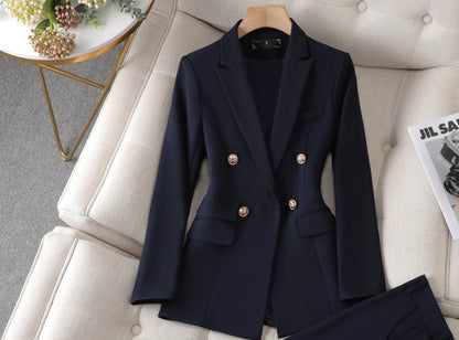 Power Chic – Tailleur Femme à Pantalon Évasé