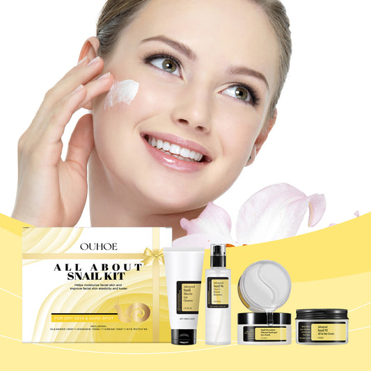 Prenez soin de votre peau avec ce coffret complet au mucus d’escargot 🌿,