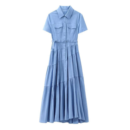 CityBelt  Robe Chemise Ceinturée