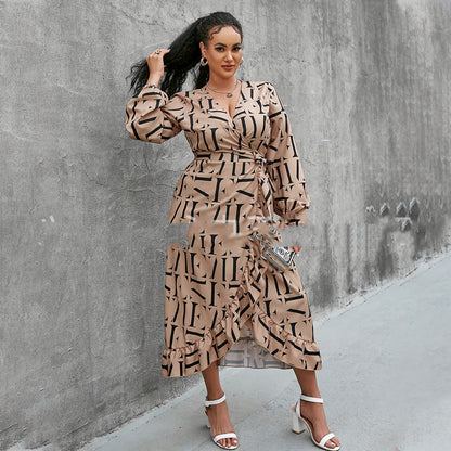 CityChic  Robe Élégante à Manches Bouffantes