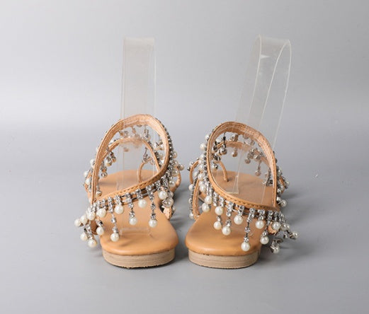 Crystal Comfy Flats