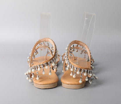 Crystal Comfy Flats