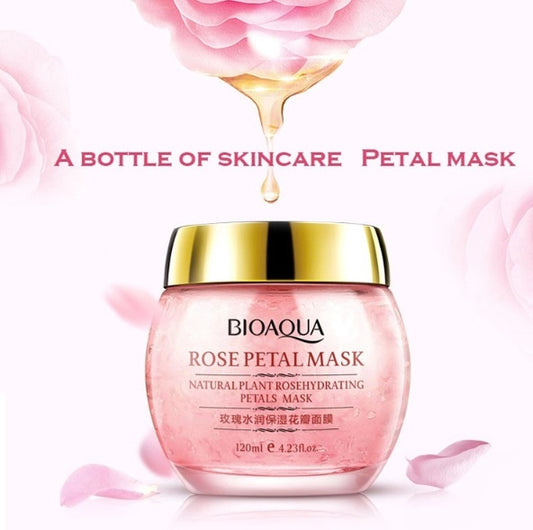 🌹 BIOAQUA – Masque de Nuit à Pétales de Rose et à l'Osmanthus Naturel