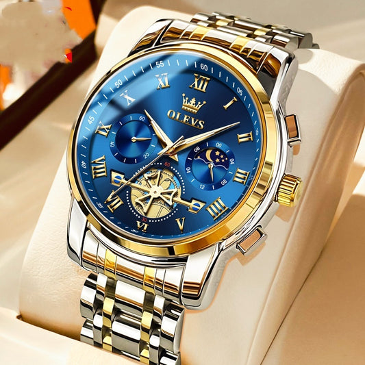 ⌚ OBATALA– Montre Quartz Multifonction Homme ✨