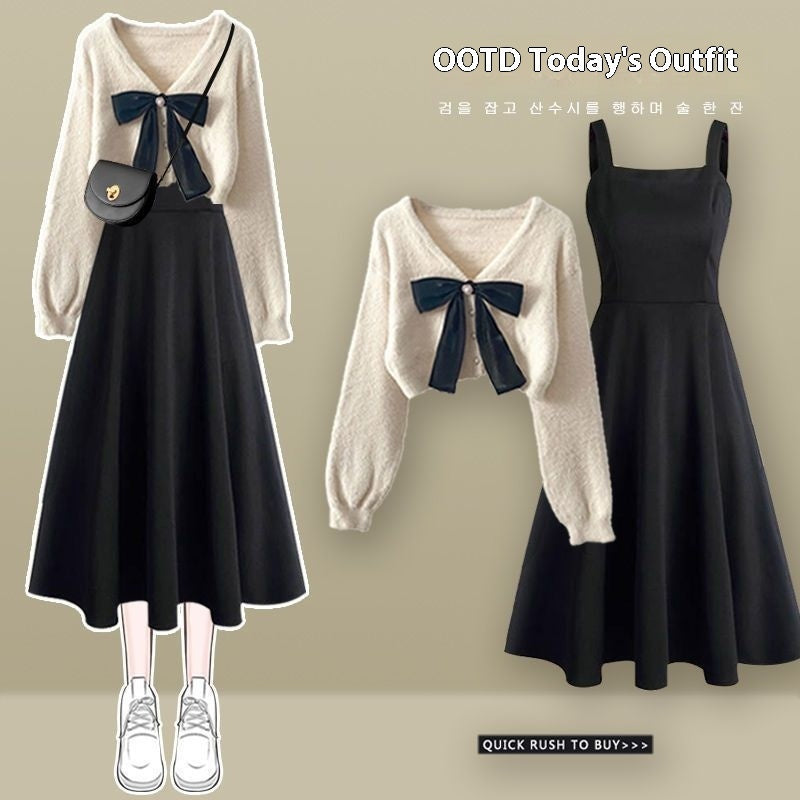 👑 Valvy 👑 Ensemble Tricot Élégance 2 Pièces