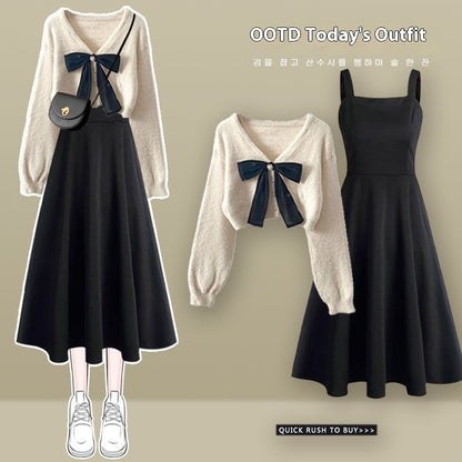 👑 Valvy 👑 Ensemble Tricot Élégance 2 Pièces