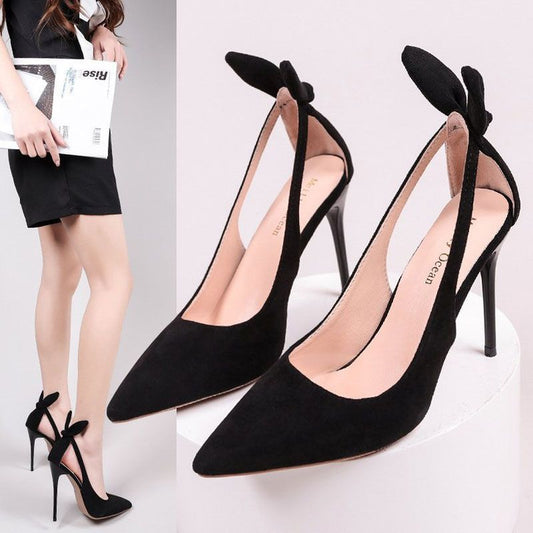 Escarpins Microfibre Talon Épais