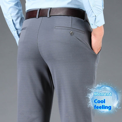 Eleganza – Pantalon Homme Casual Business Grande Taille