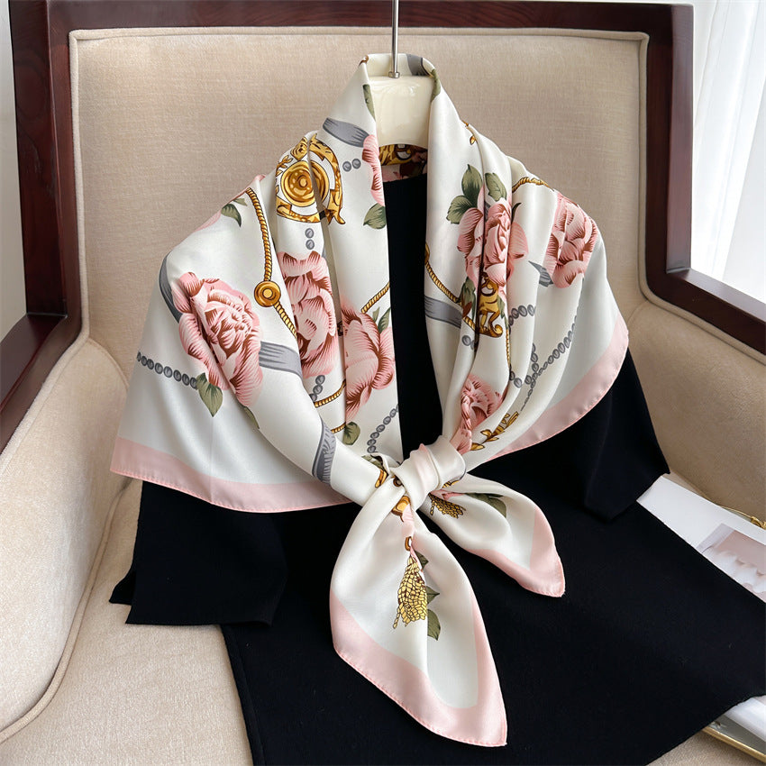 Sakura Foulard Carré Soie