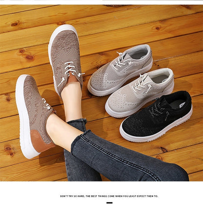 Mesh Breathable Canvas Shoes Block Couple Shoes