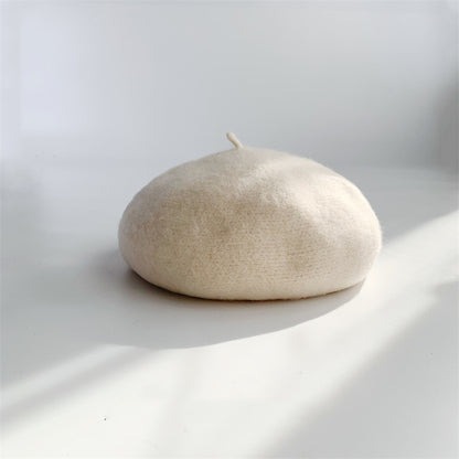 Women's Fashion Casual Warm Solid Color Hat